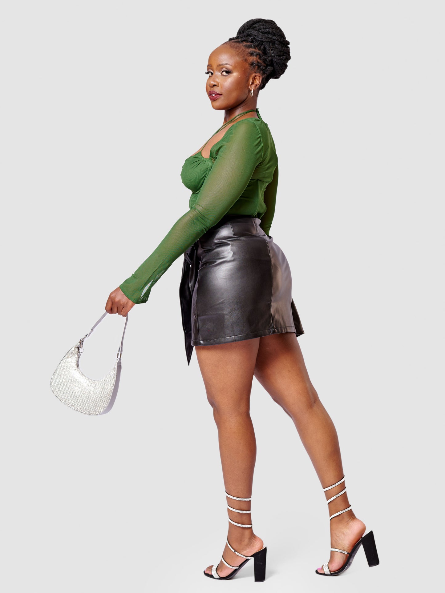No Rules Leather Skirt