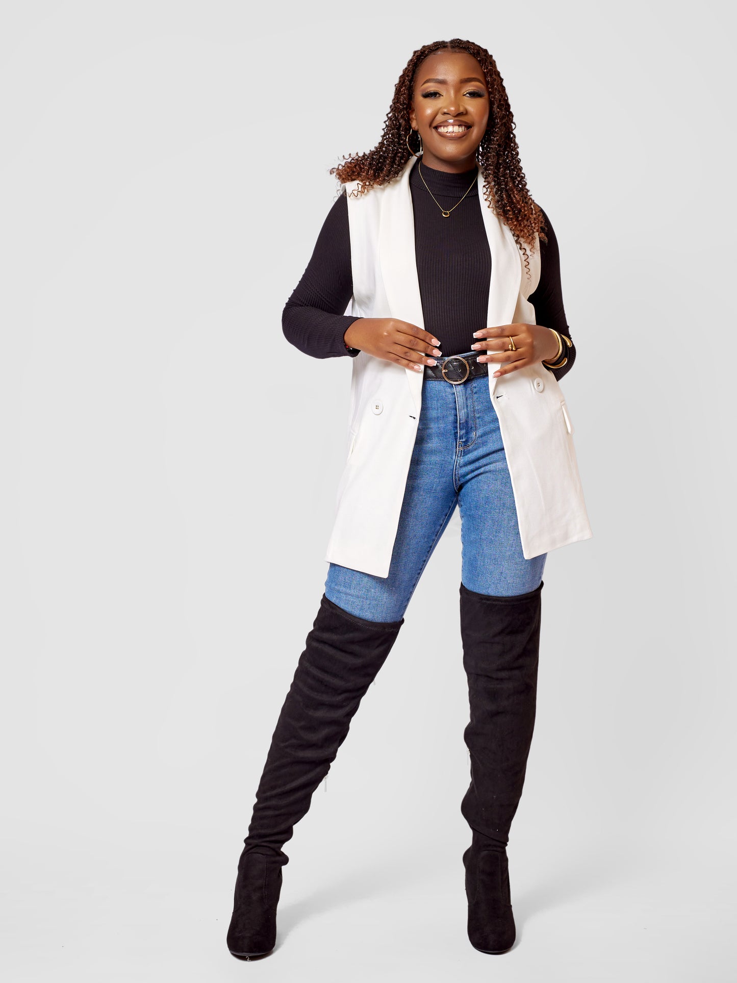 Dressed To Impress Knit Vest - Ivory