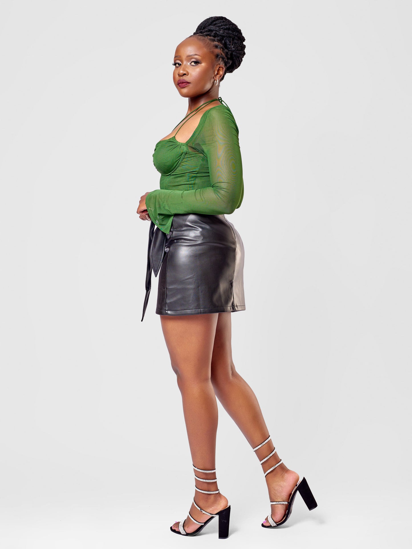 No Rules Leather Skirt