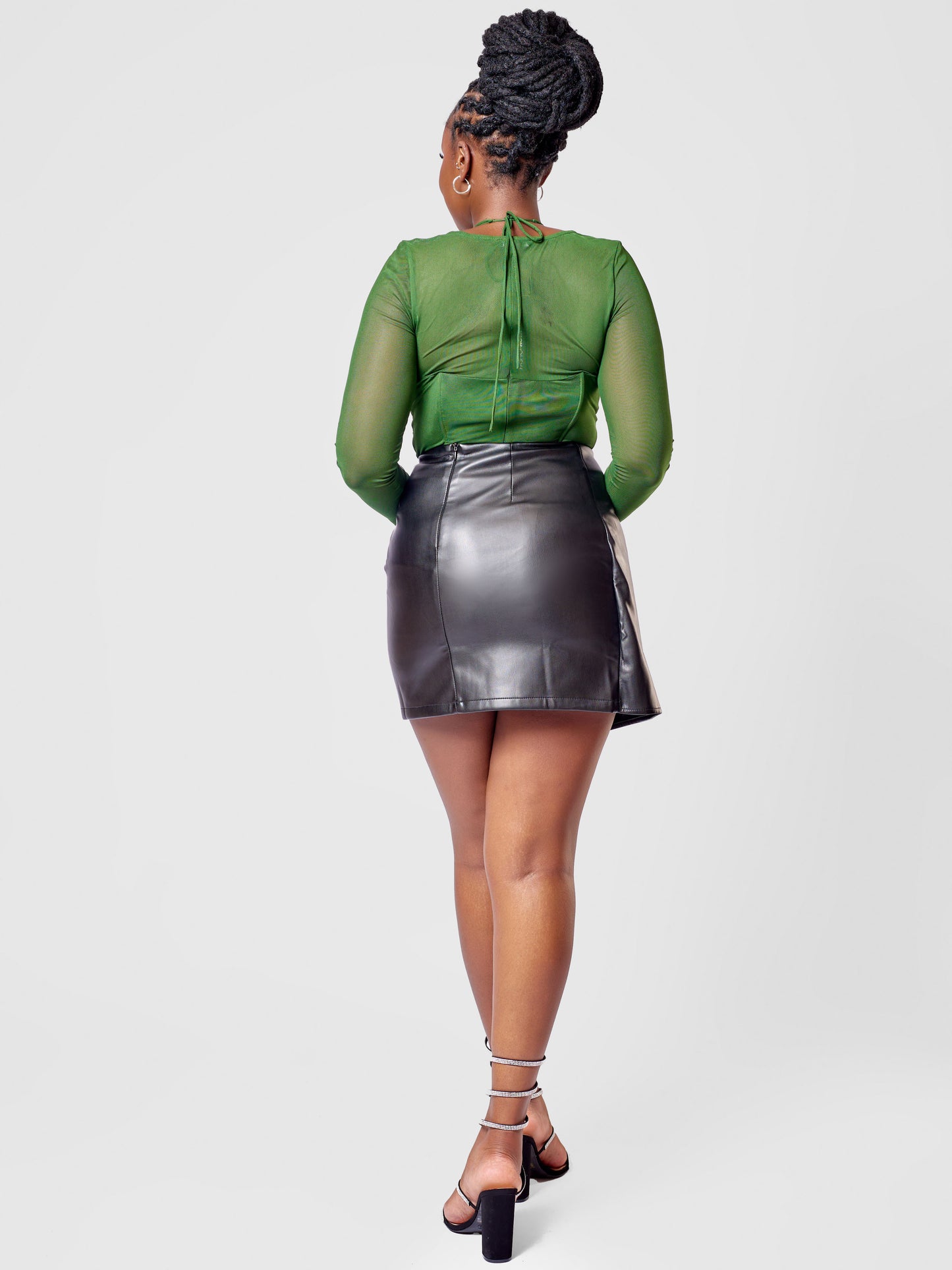 No Rules Leather Skirt