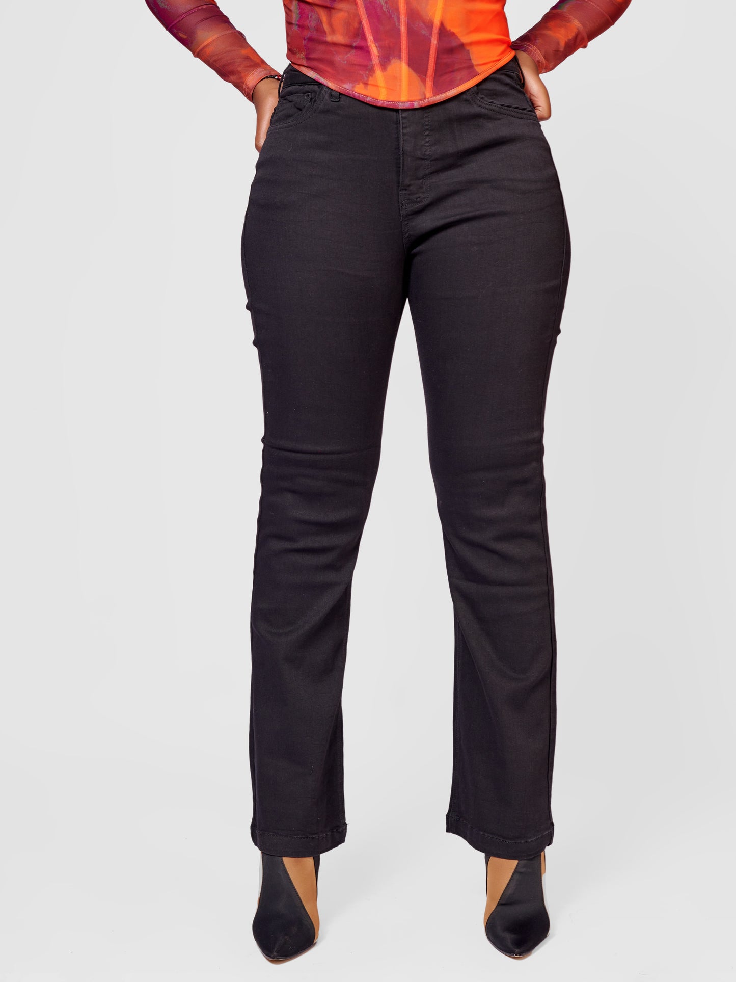 Back To Back High Rise Bootcut Jeans
