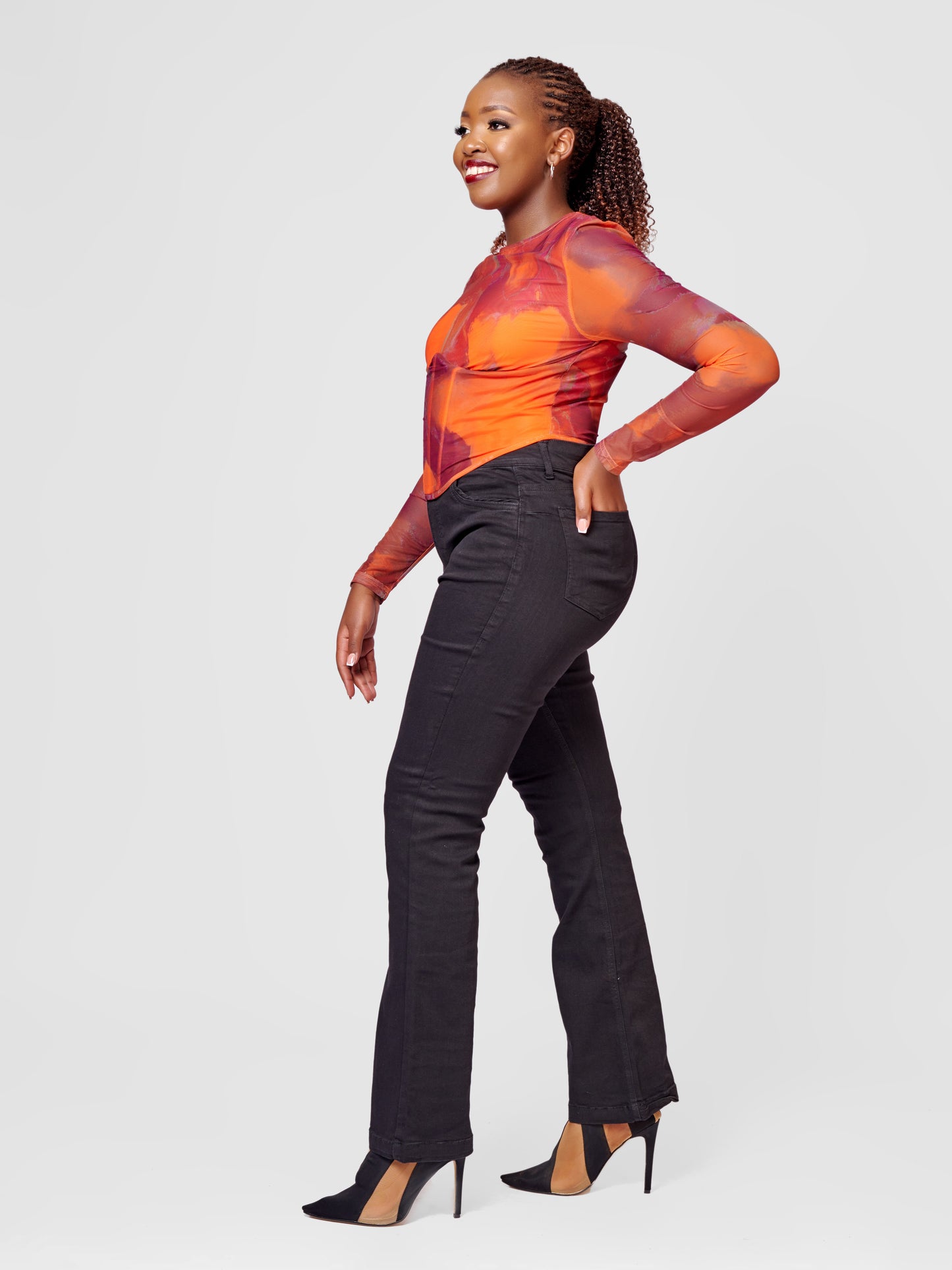 Back To Back High Rise Bootcut Jeans
