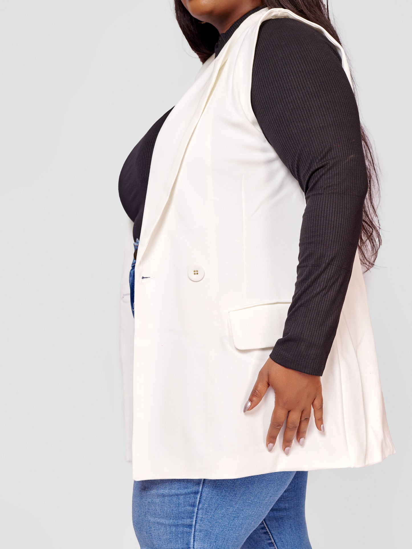 Dressed To Impress Knit Vest - Ivory