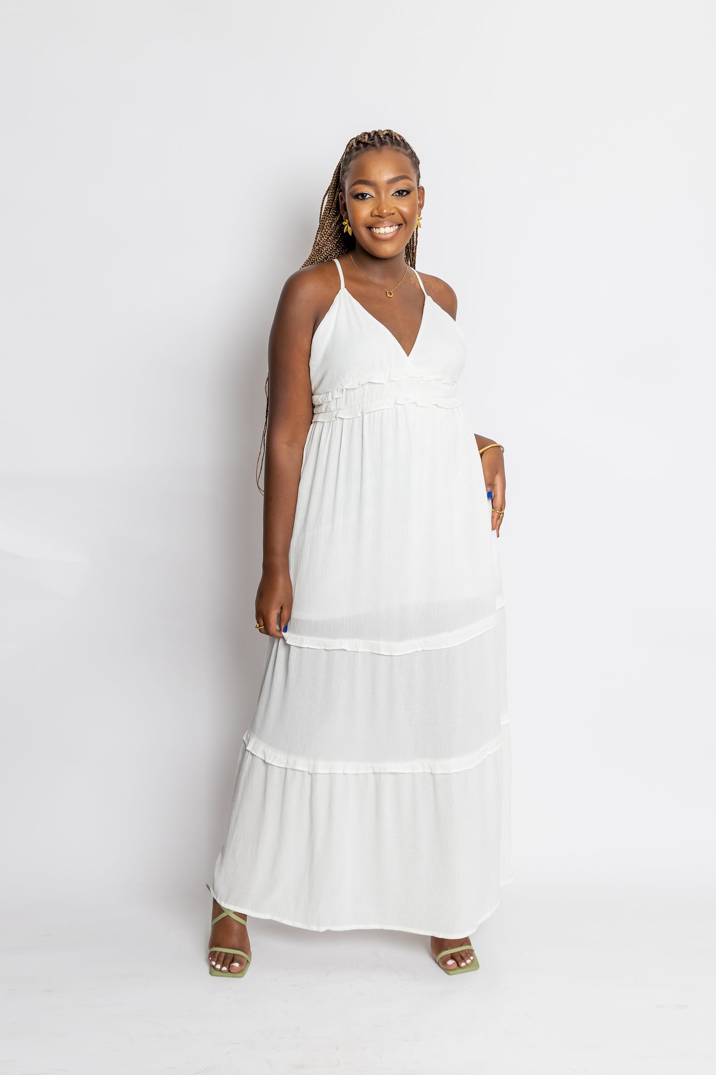 Glam Goddess A-Line Dress