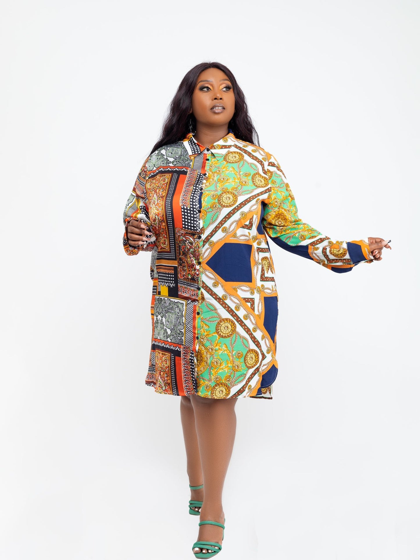 Call On Me Shirt Dress
