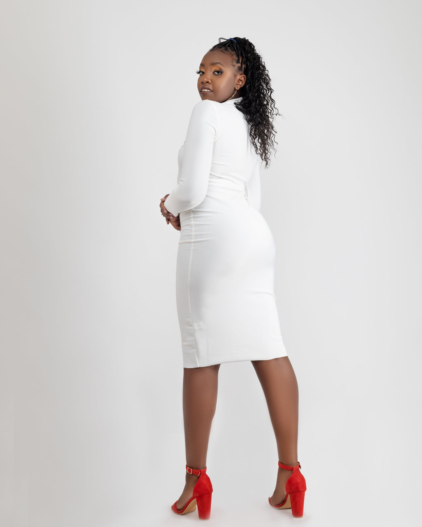 Need You Midi Dress - White