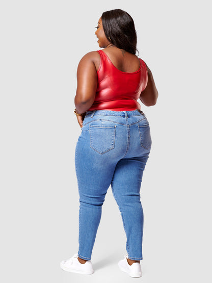Money Lover Leather Bodysuit
