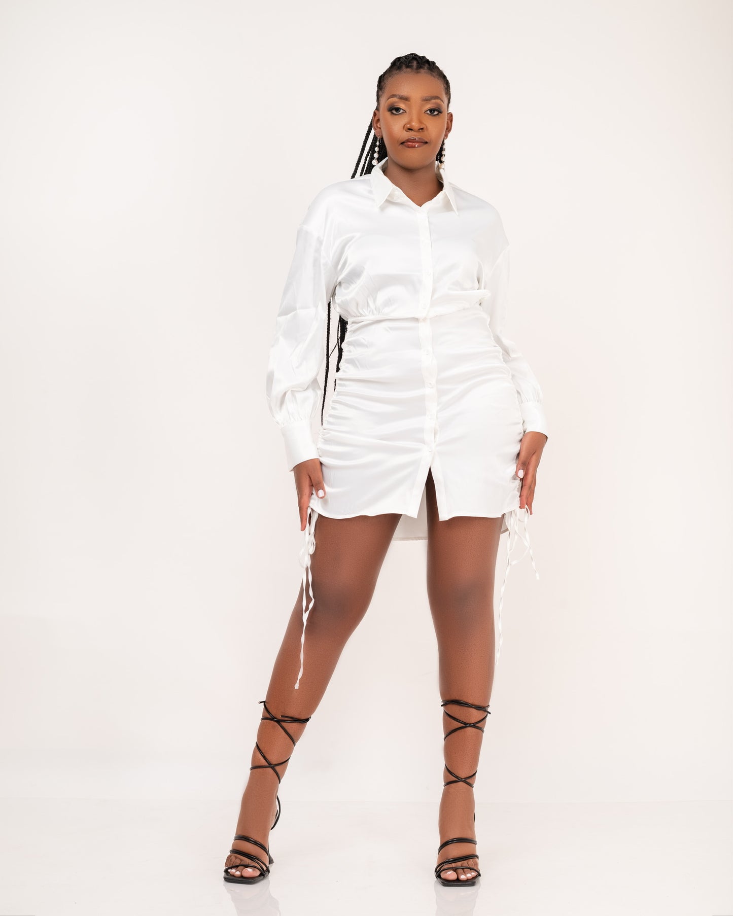 Happy Hour Mini Shirt Dress