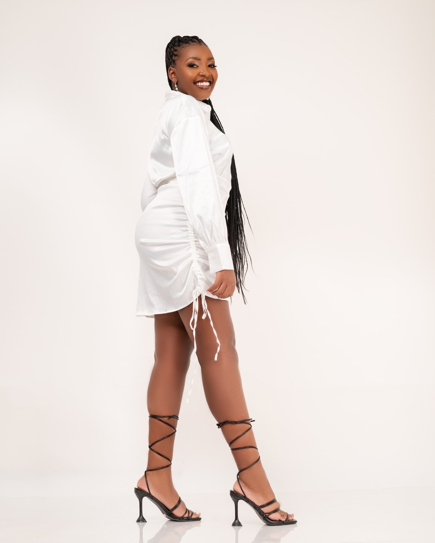 Happy Hour Mini Shirt Dress