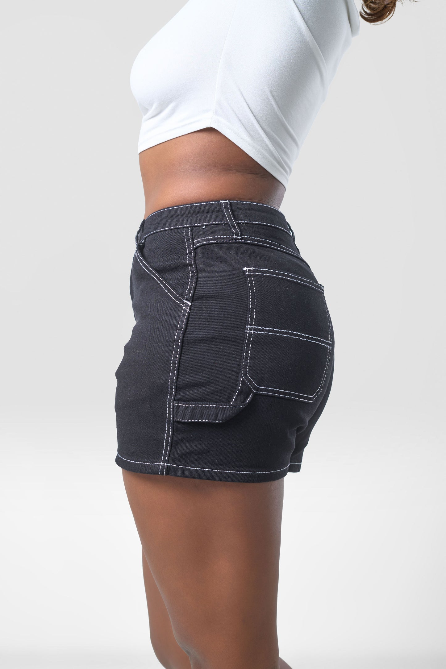 Happy Hour Cargo Shorts - Black