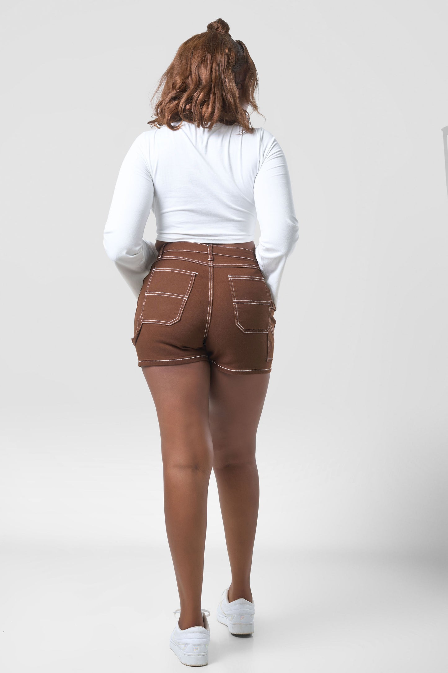 Happy Hour Cargo Shorts - Brown