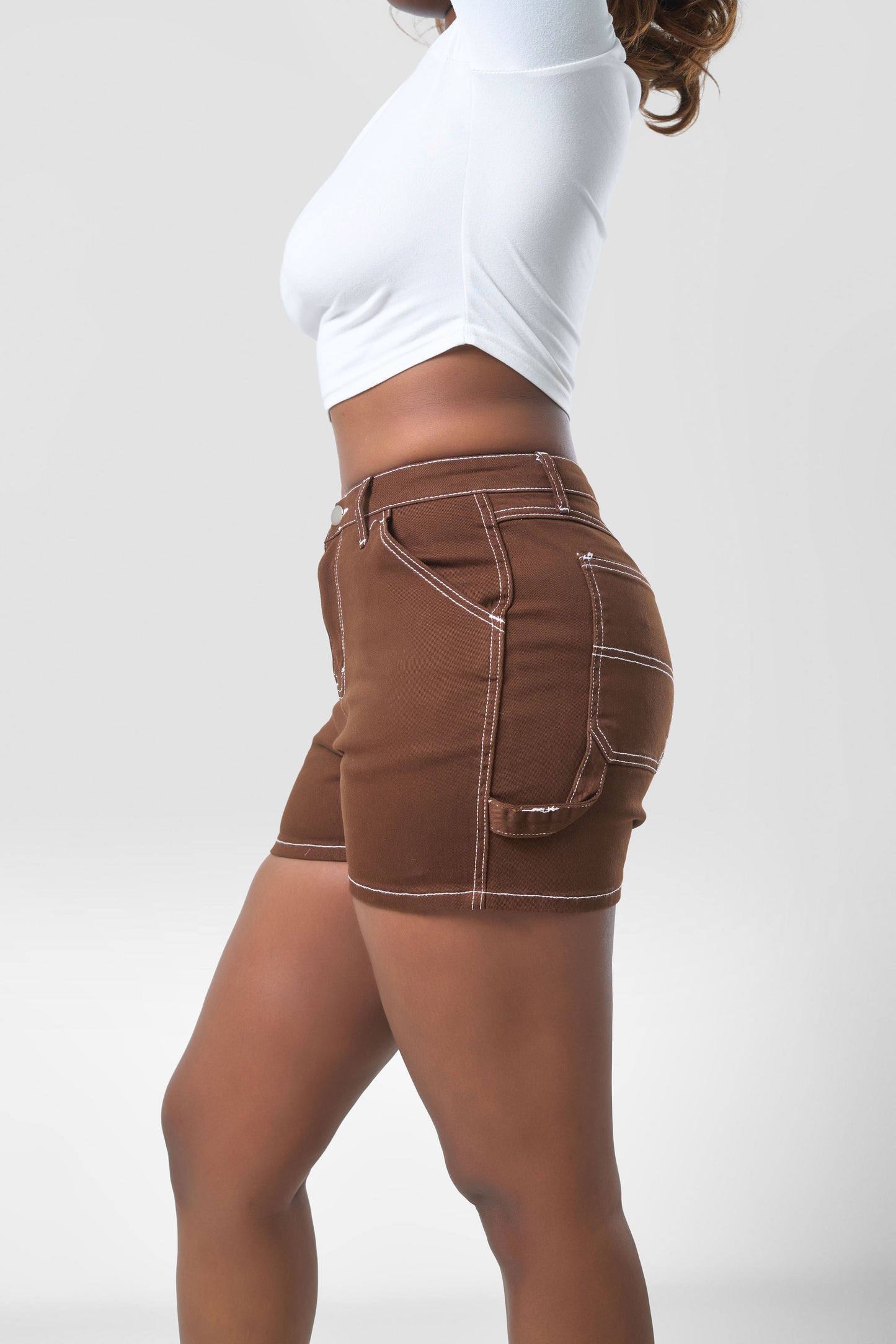 Happy Hour Cargo Shorts - Brown