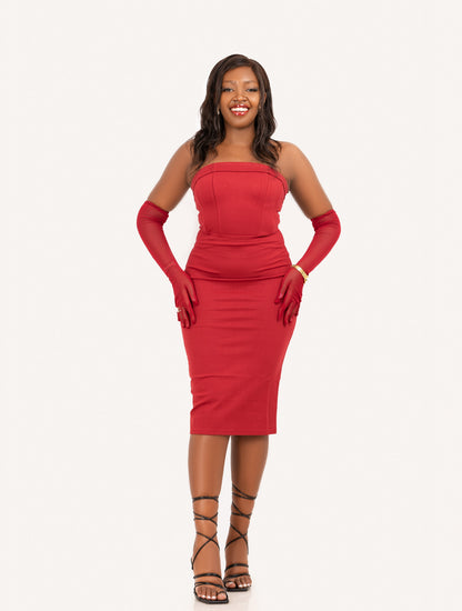 Strut Your Stuff Midi Dress Set